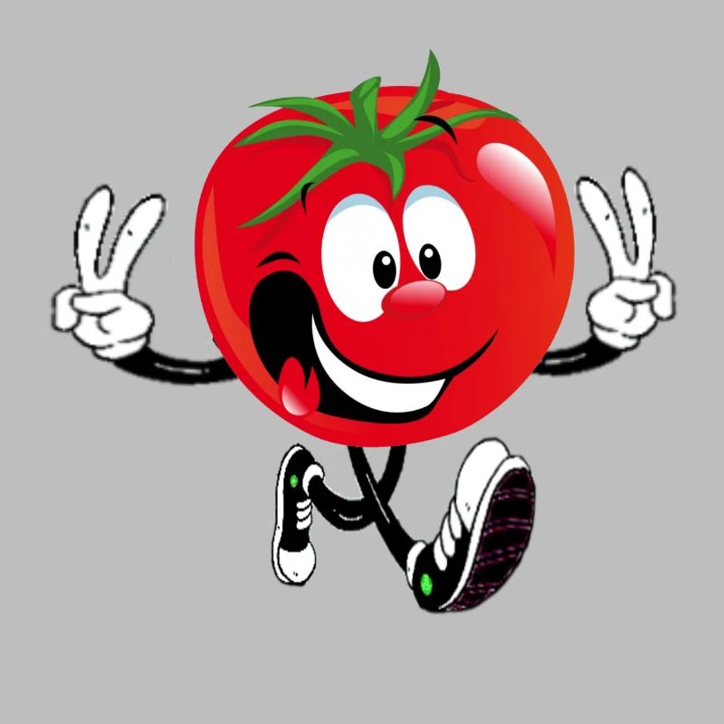 Conception de bande dessinée comique de tomate