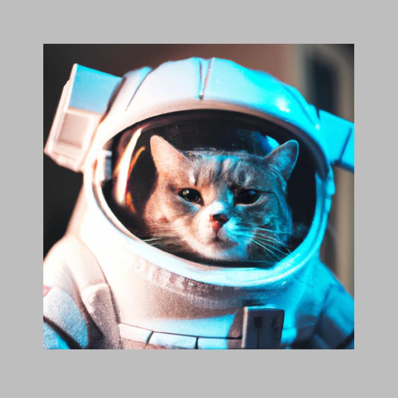Chat dans l’espace