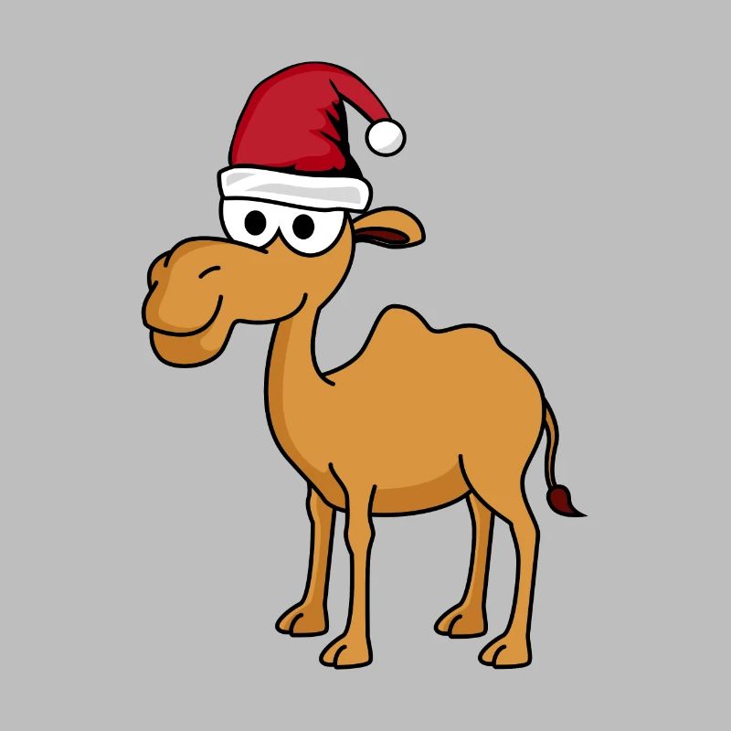 Kamel Comic Weihnachten