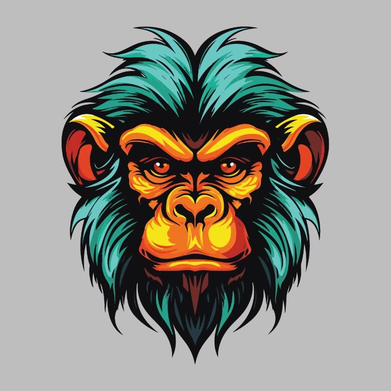 Affe Kopf