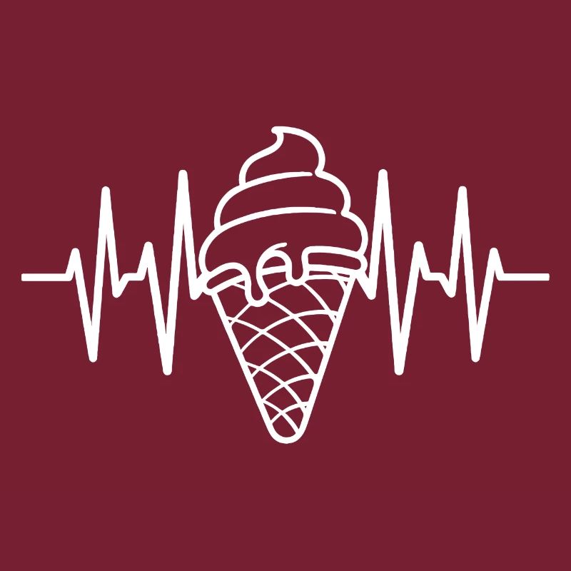 Eiscreme Liebe Eis Herzschlag
