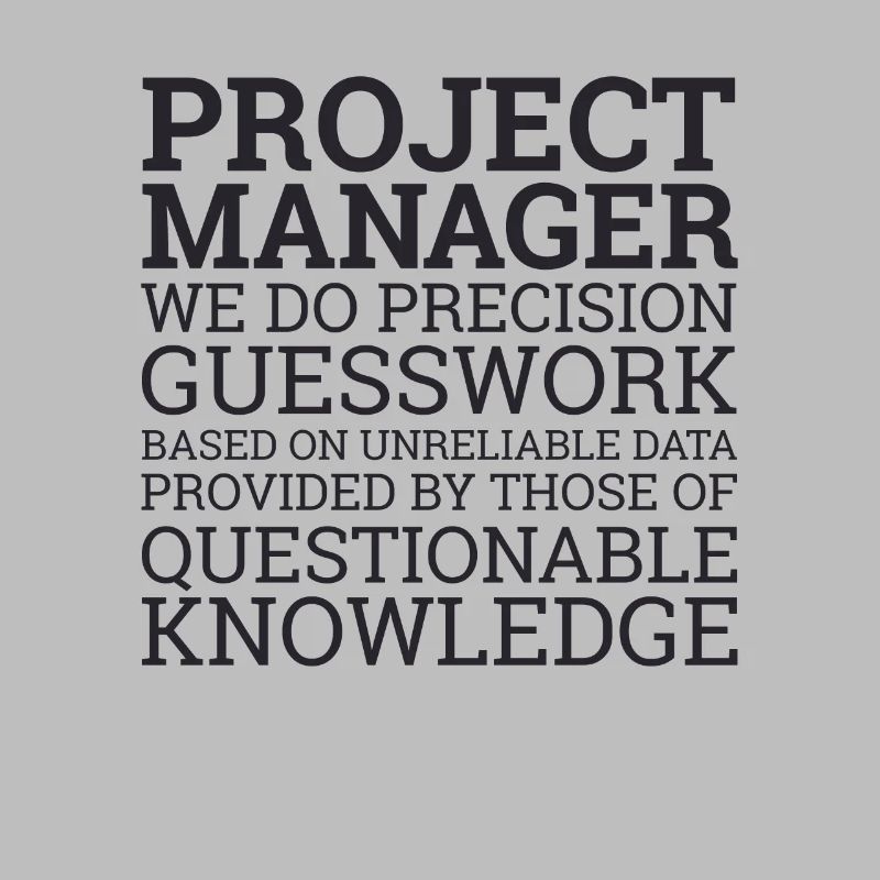 « Project Manager Guesswork » | « Project Manager »