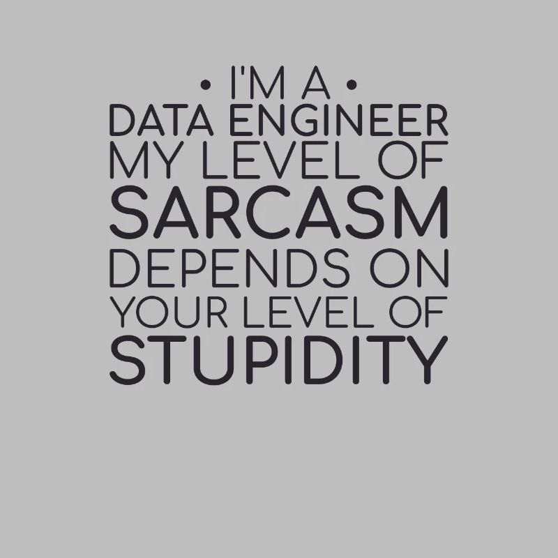 "Data Engineer Sarcasm | Data Science"