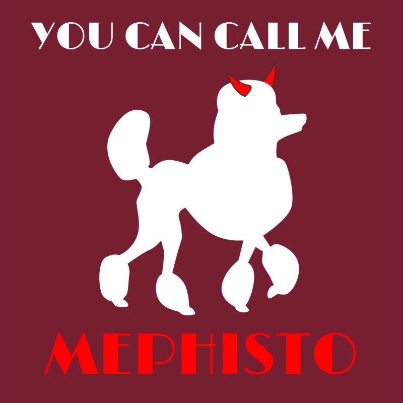 Caniche Mephisto Faust Goethe Sort