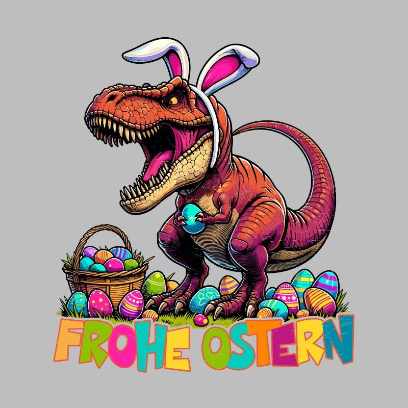 Dinosaur Trex Boys Easter Basket Easter Bunny