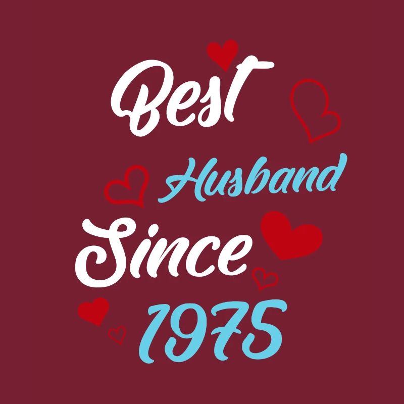 Bester Ehemann seit 1975 Hochzeit