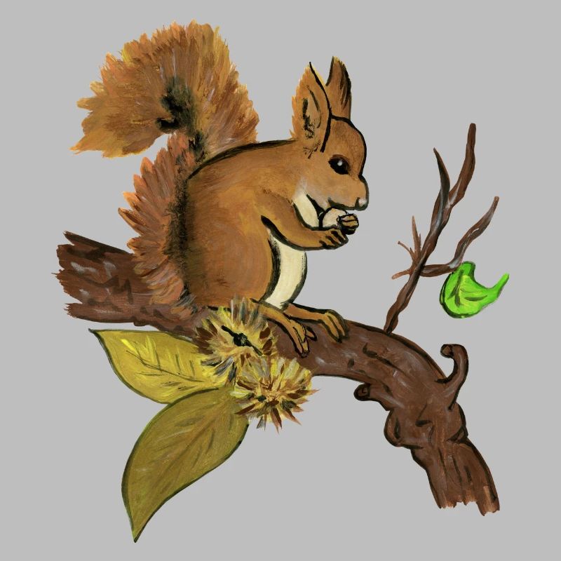 Herbst Eichhörnchen - Herbst Eichhörnchen Eichhörnchen