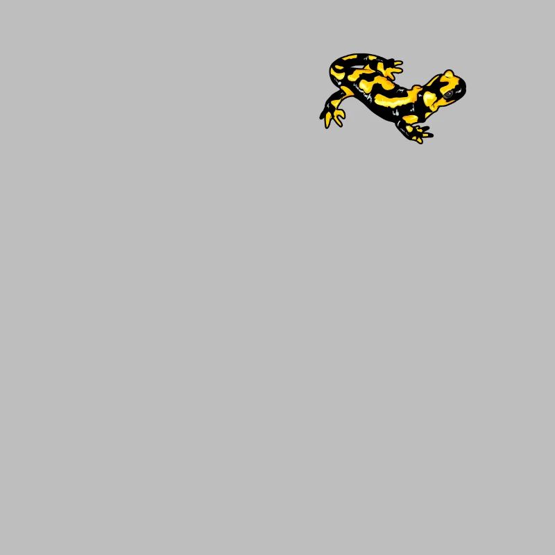 Feuersalamander Logo Echte Salamander Feuermolch