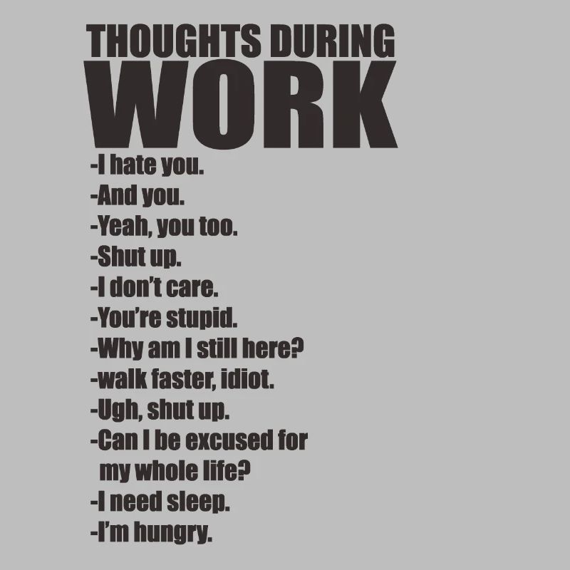 Office Work Thoughts