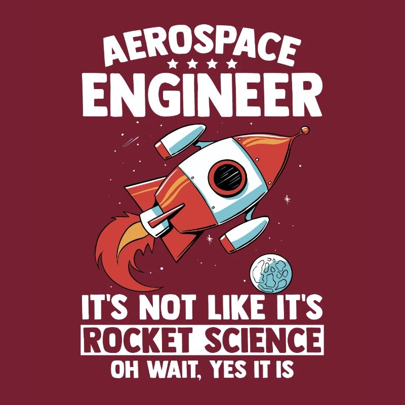 Aerospace Engineer Rocket Science Geschenk