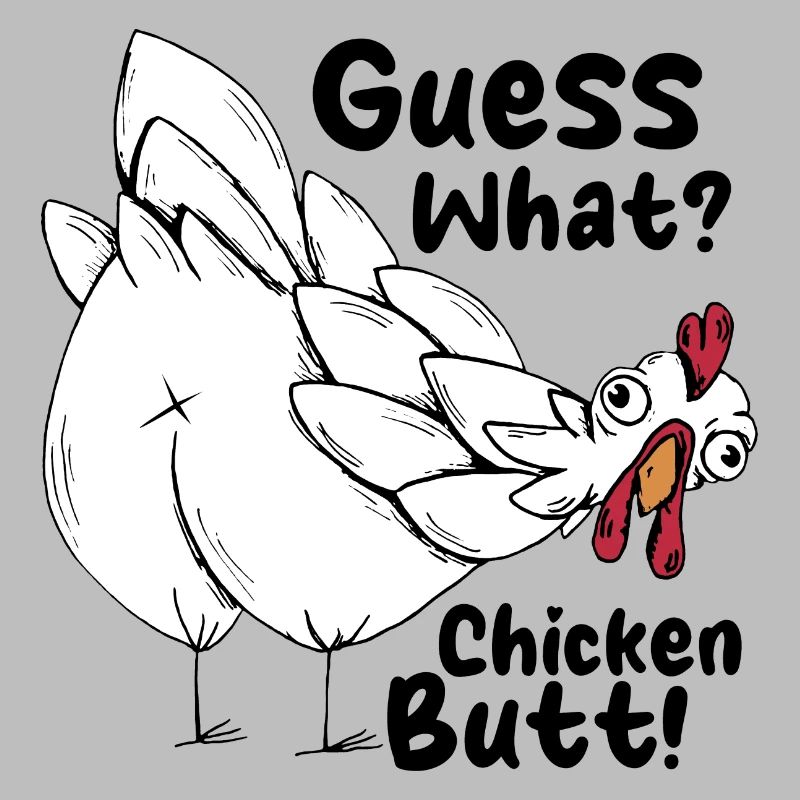 Devinez quel graphique drôle d’animal de cul de poulet