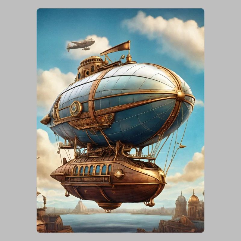 Dirigeable Steampunk 1.10
