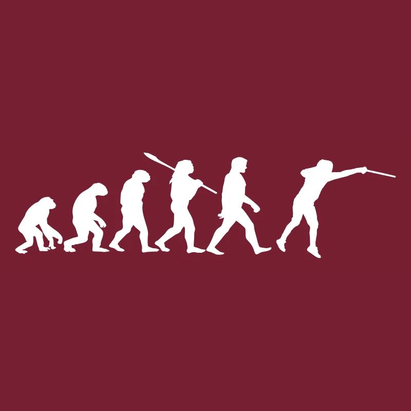 Fechten Evolution Fechter Fechterin | Geschenkidee