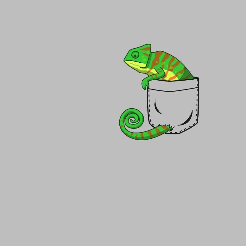 Chameleon Reptil Geschenk