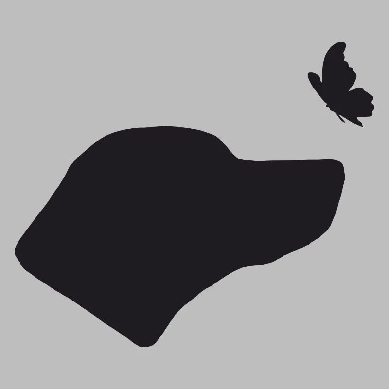 Rhodesian Ridgeback mit Schmetterling