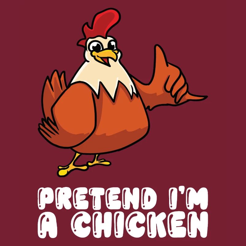 Faire semblant à un poulet