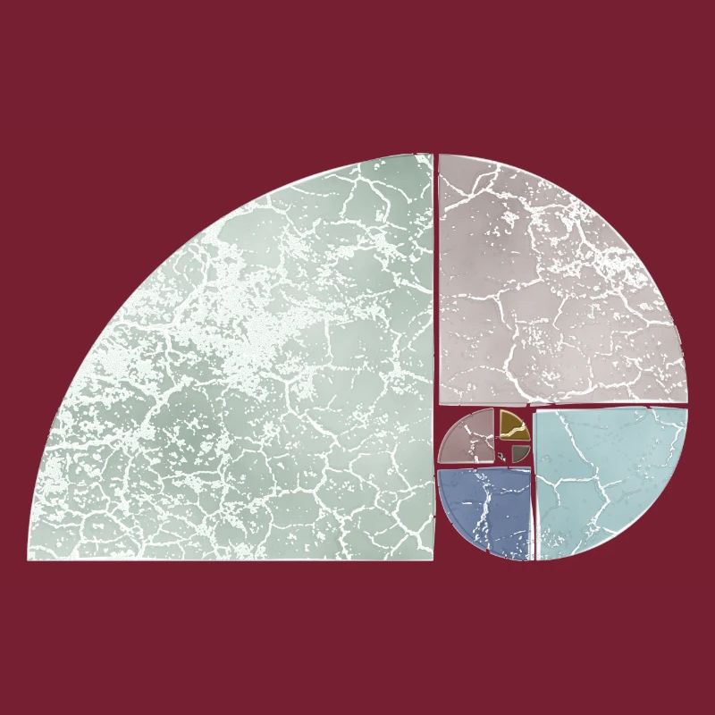 Fibonacci Spiral Sequence - Light Colored 1