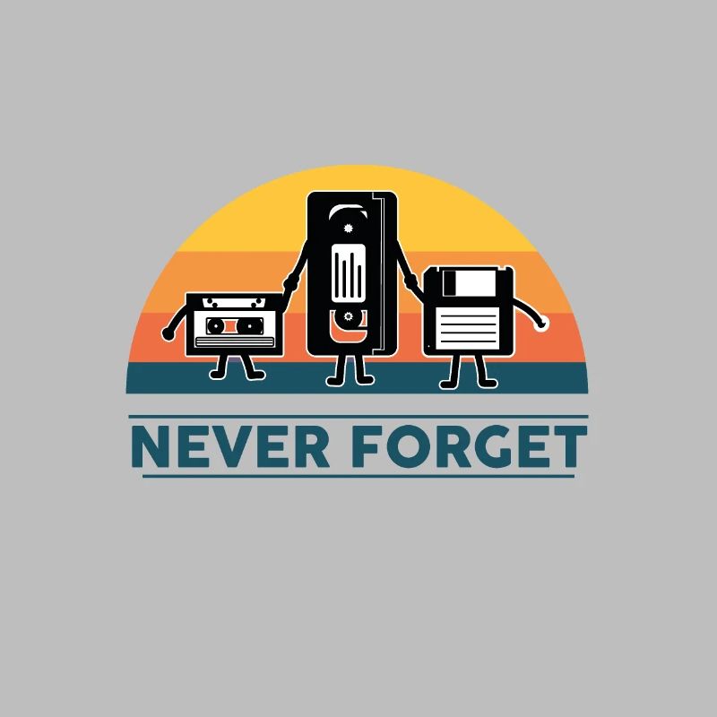 Vhs cassette floppy disk nerd geek gift