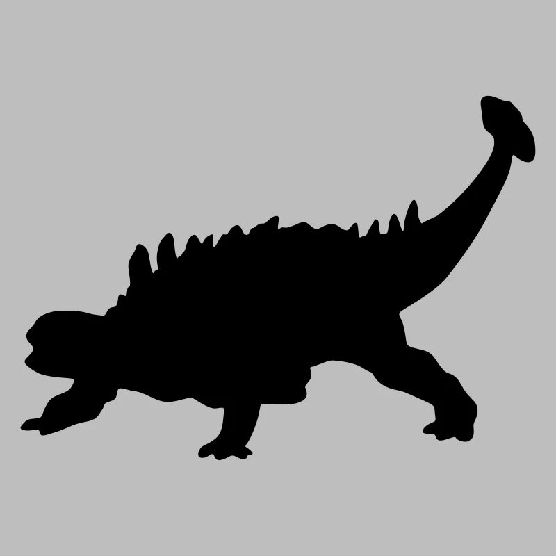 Ankylosaurus silhouette de dinosaure