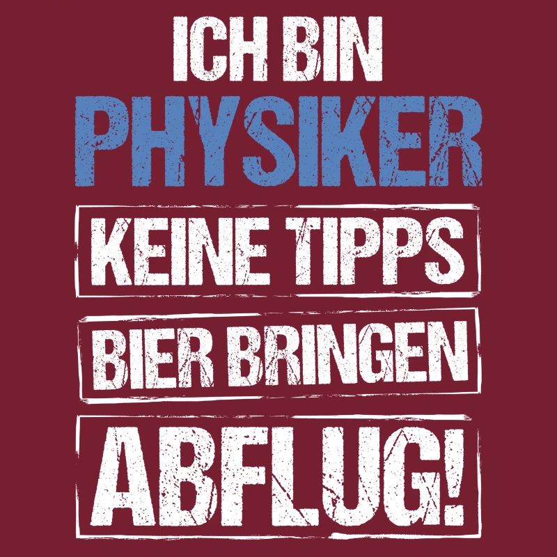 I'm a physicist - bring beer and take off