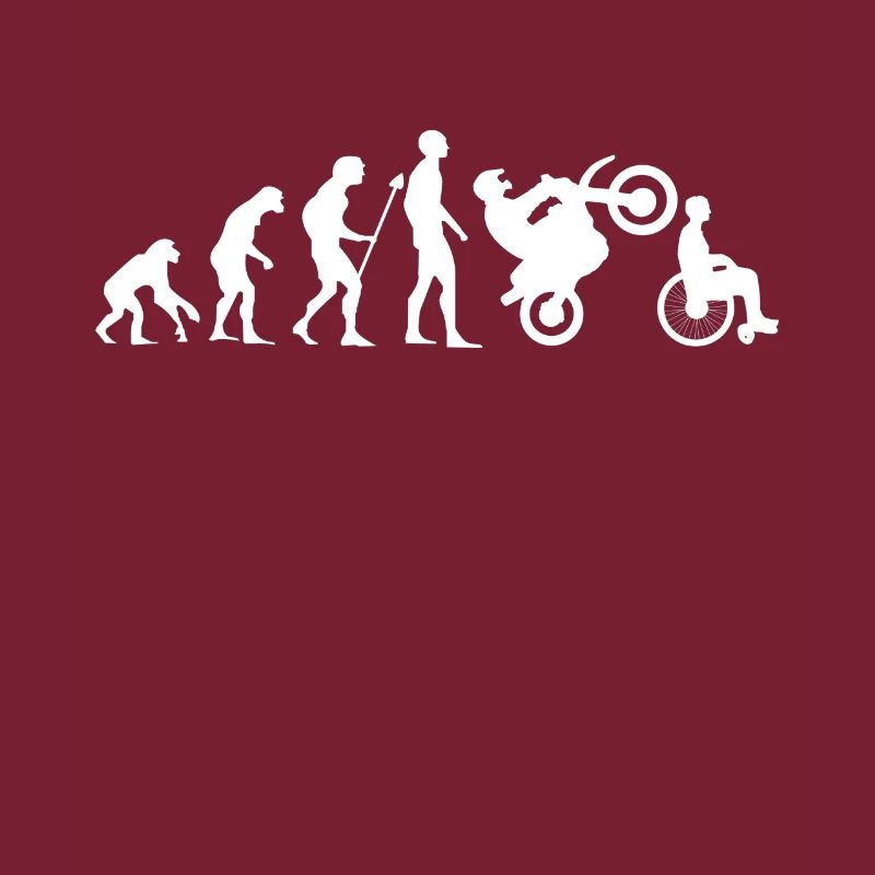 Evolution Motorrad Moped Cross Rollstuhl Geschenk