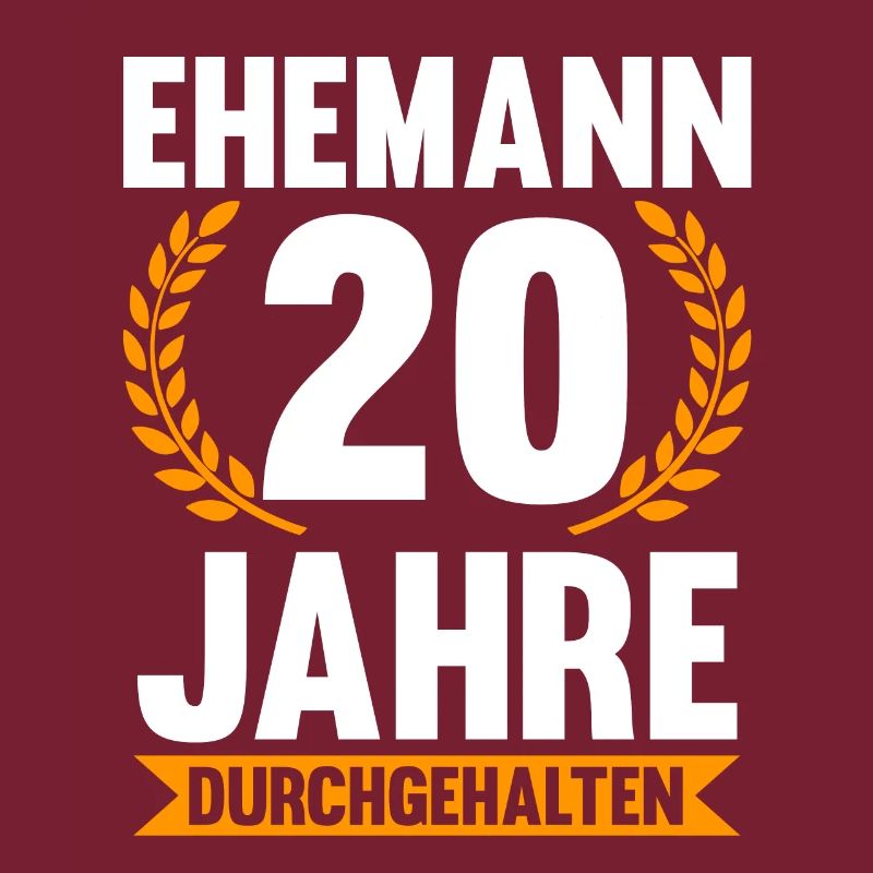 20 Jahre Ehe Ehemann Ehepaar Geschenk