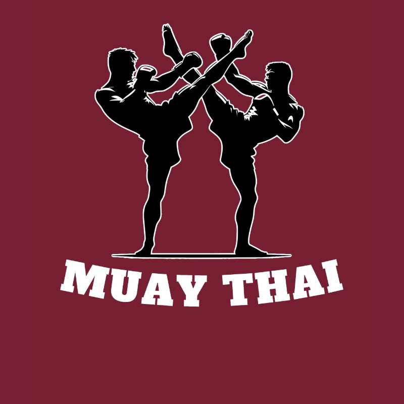 Conception de combattant Muay Thai