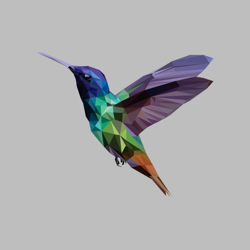 Oiseau polygone