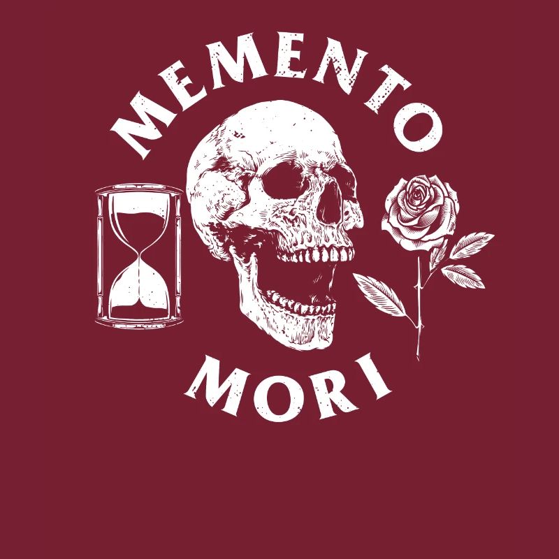 Memento Mori Roses Skeleton Philosophy Thoughts