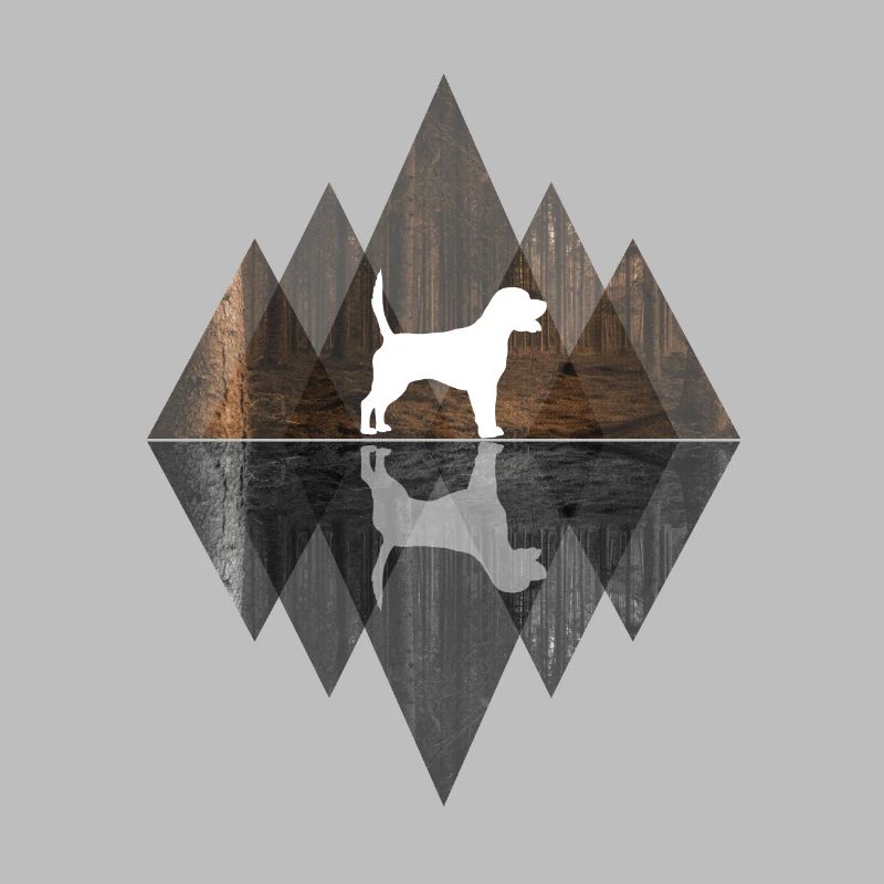 Beagle Abstract - Geometric