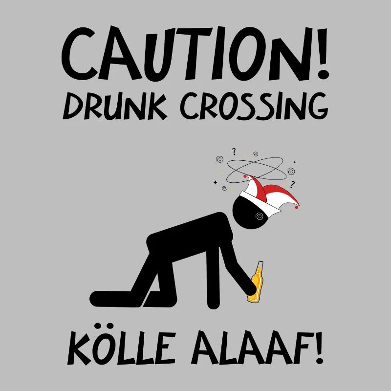 Carnival Costume Kölle Alaaf Cologne Caution Drunk