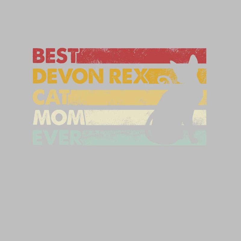Meilleure maman de tous les temps - Devon Rex Cat