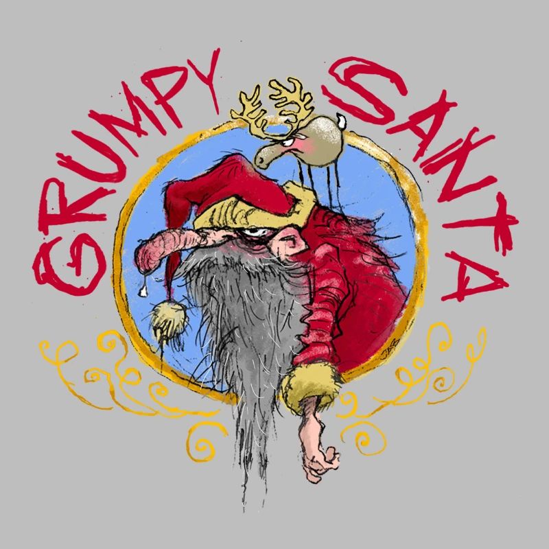 grumpy santa