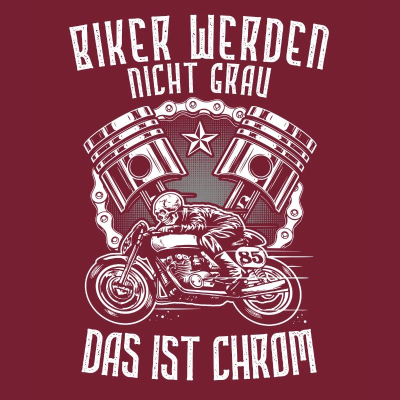 Biker Be Not Grey Chrome