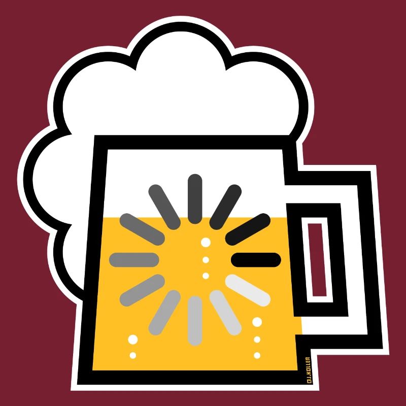 Bier Wird Geladen (Bierkrug Loading / Icon / | )