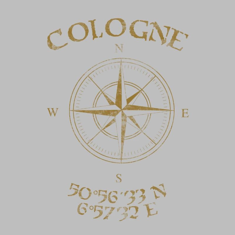 Compass GPS coordinates Cologne