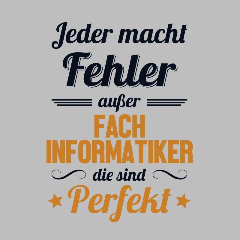 Fachinformatiker sind Perfekt Fachinformatiker