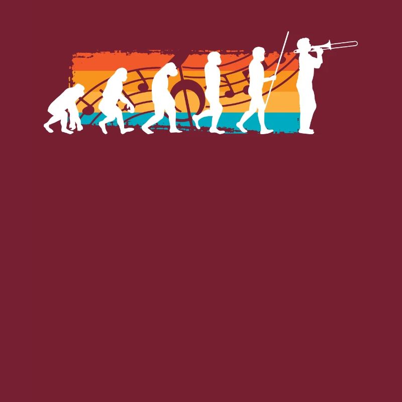 Evolution Posaune | Posaunist cooles Geschenk