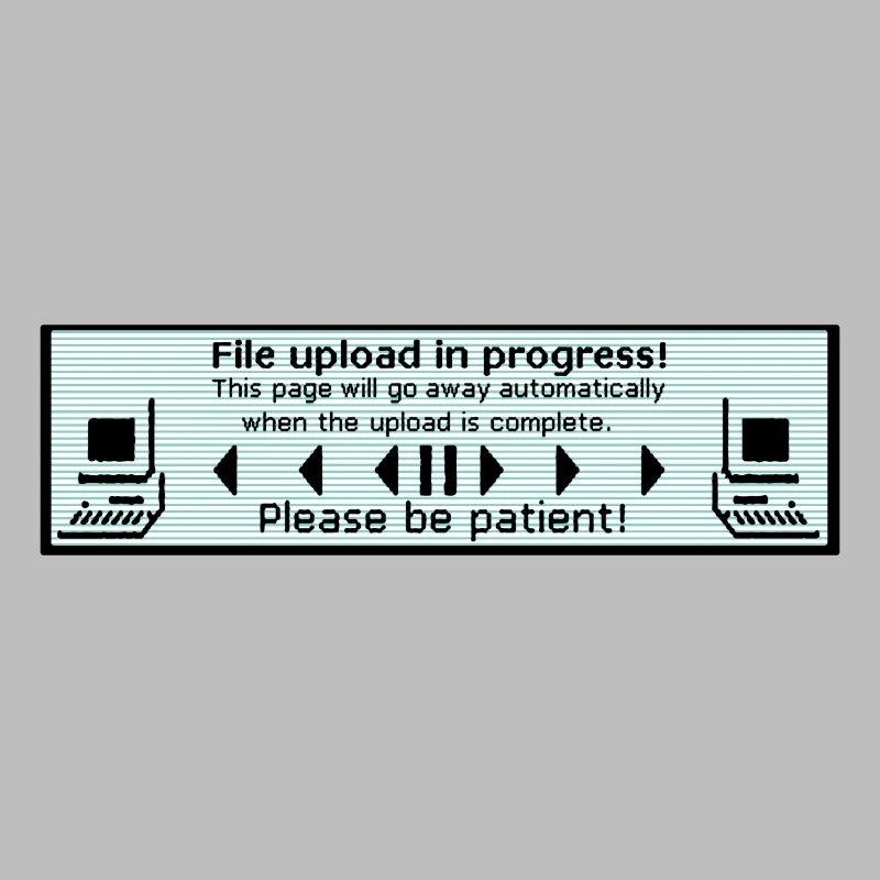 File upload in progress! - Computerspass