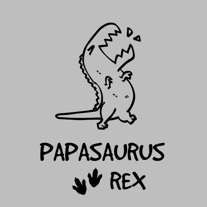 Papasaurus Rex dinosaure Super papi Dino père