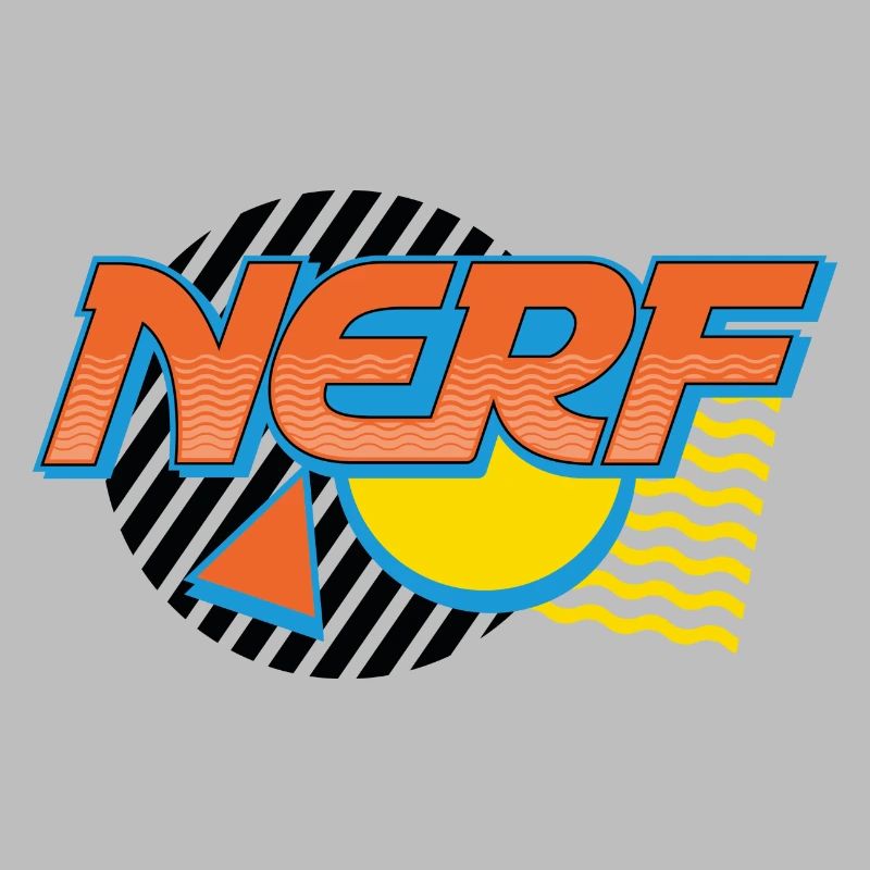 Nerf Retro 90s Logo