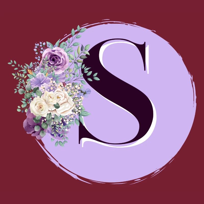 Buchstabe S Krone der Blumen