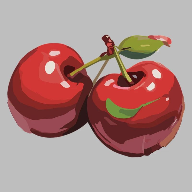 Rote Kirsche Cherries Kirschen Cherry