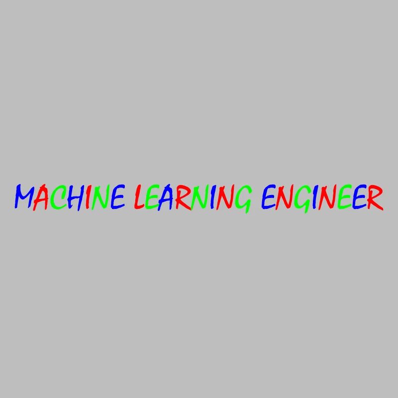 Machine Learning Engineer – Farbliche Typografie