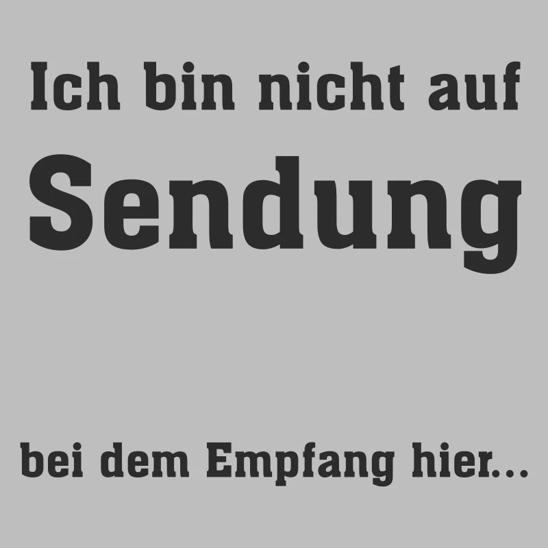 Ich bin nicht auf Sendung
