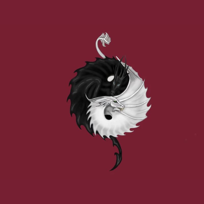 Yin Yang Drachen