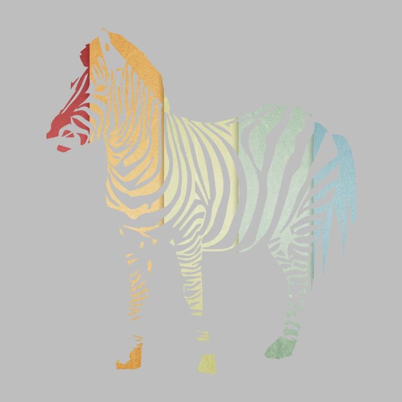 Rayures colorées Zebra