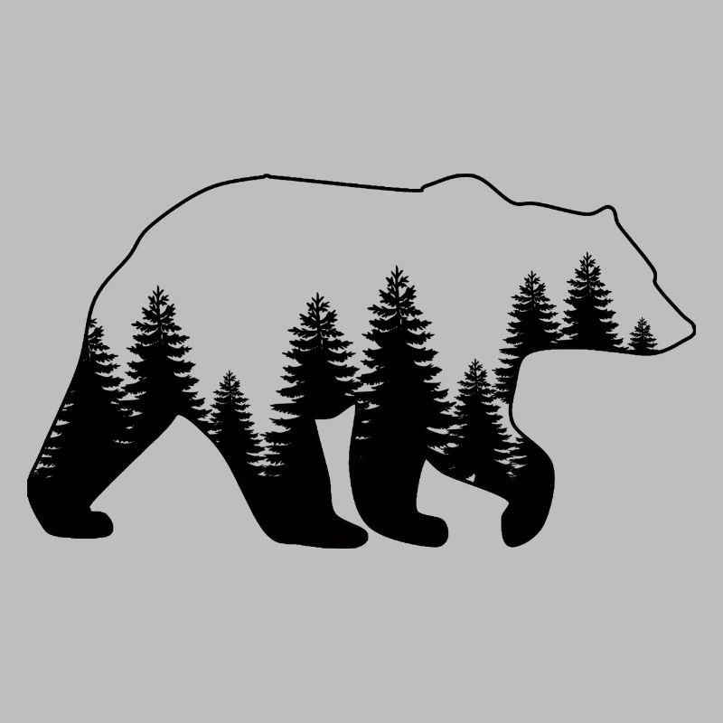 Bear & Trees