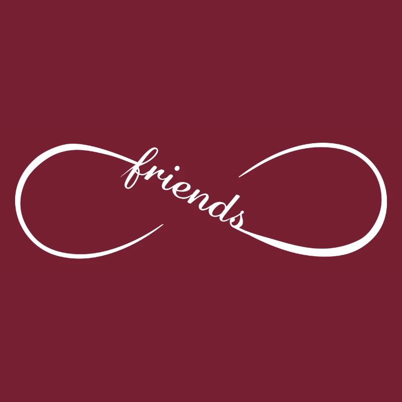 FatMonkey Designs Infinity Friends white