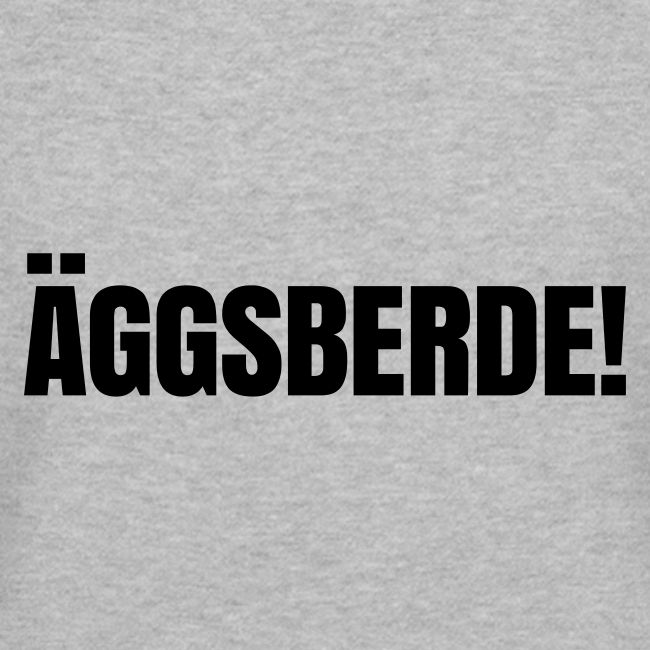 Äggsberde schwarz einzeilig